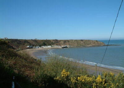 View of Nefyn beach Llyn Peninsula North Wales